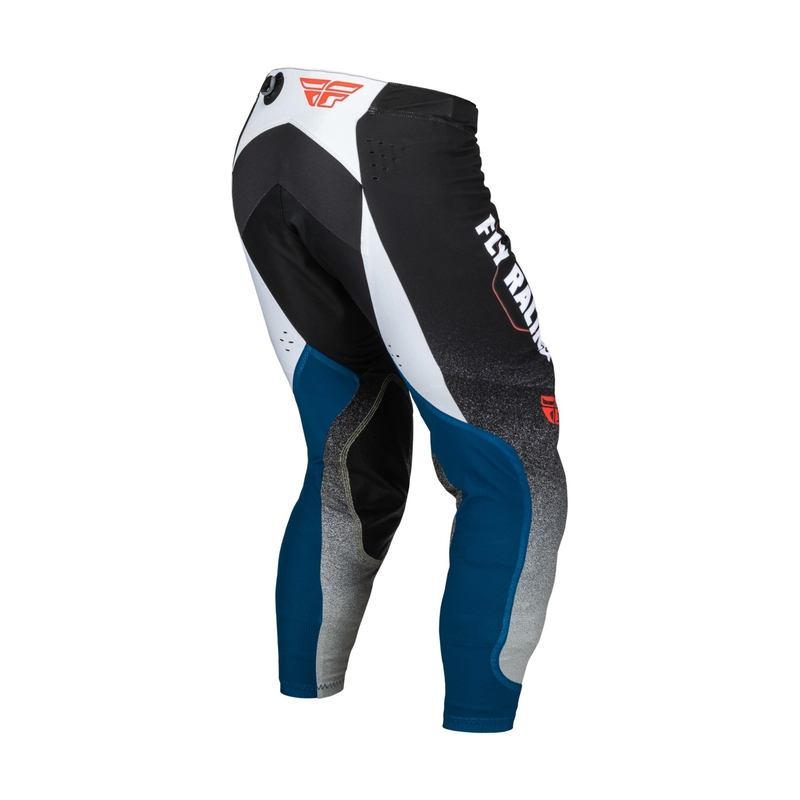 Spodnie motocrossowe FLY Racing Evolution DST. czarno-szaro-niebieskie wyprzedaż