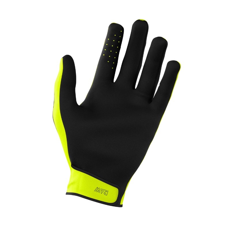 Rękawice motocrossowe Shot Raw czarno-fluo żółte wyprzedaż