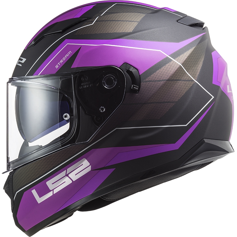 Integralny kask motocyklowy LS2 FF320 Stream EVO Mercury tytanowo-fioletowy