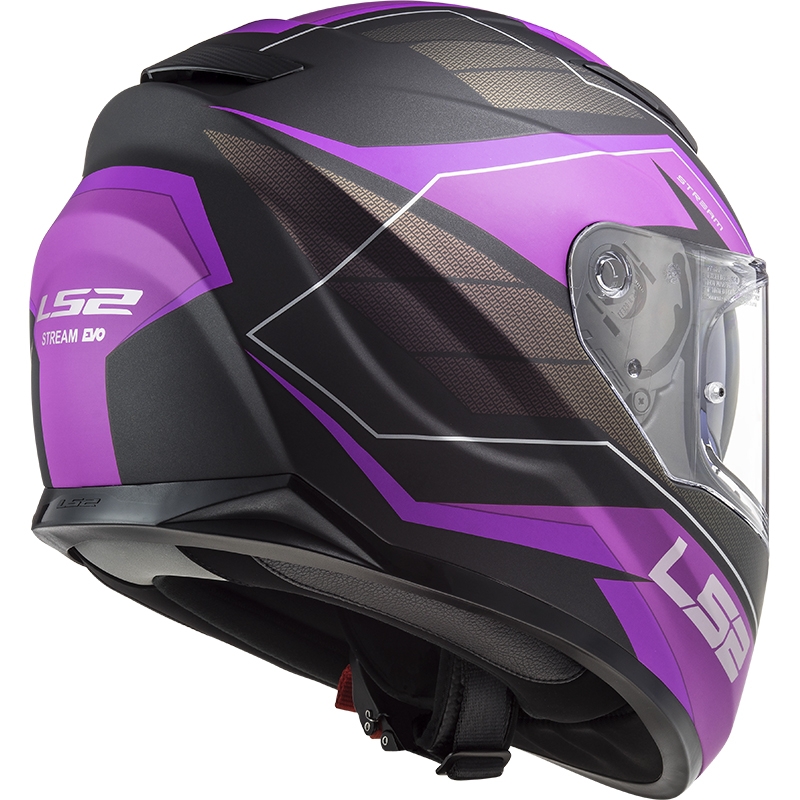Integralny kask motocyklowy LS2 FF320 Stream EVO Mercury tytanowo-fioletowy