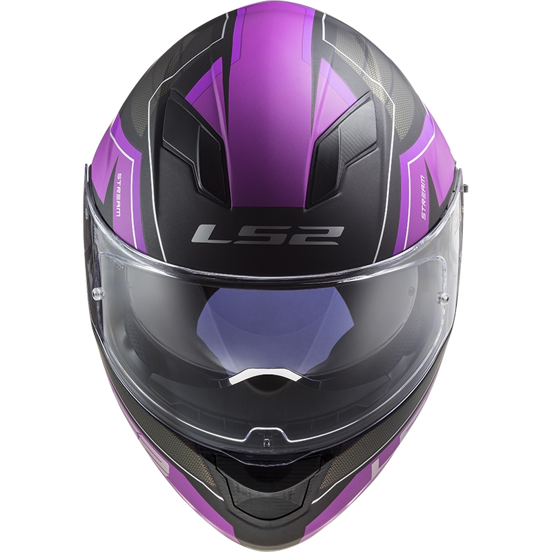 Integralny kask motocyklowy LS2 FF320 Stream EVO Mercury tytanowo-fioletowy