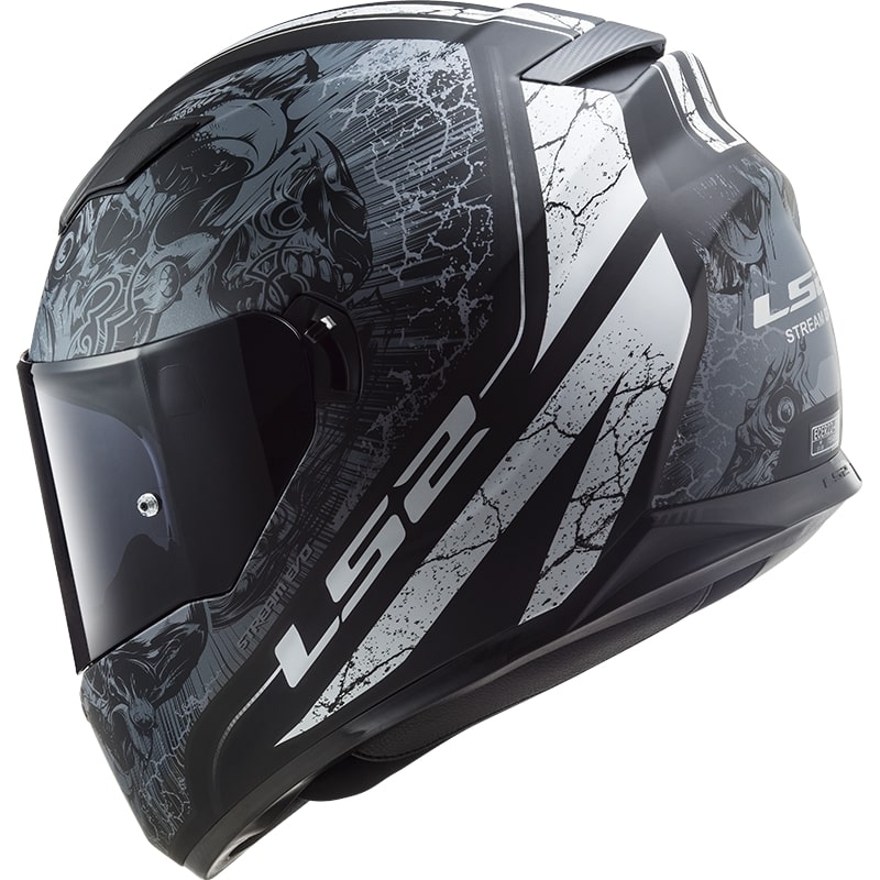 Integralny kask motocyklowy LS2 FF320 Stream EVO Throne czarny - tytanowy