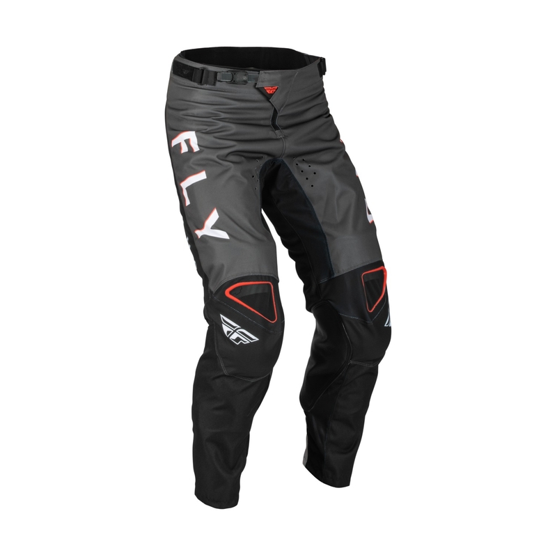 Spodnie motocrossowe FLY Racing Kinetic Kore czarno-szare wyprzedaż