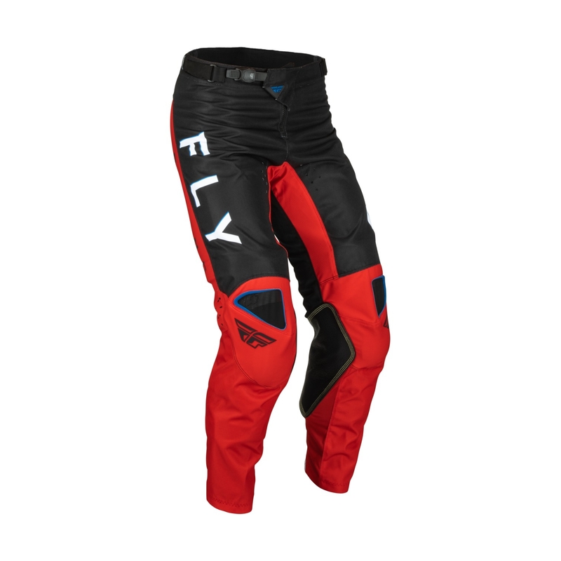 Spodnie motocrossowe FLY Racing Kinetic Kore czerwono-szare wyprzedaż