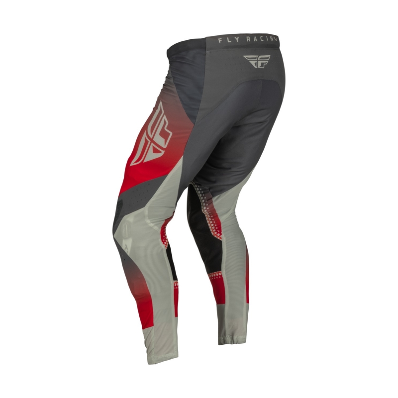 Spodnie motocrossowe FLY Racing Lite 2023 czerwono-szare wyprzedaż