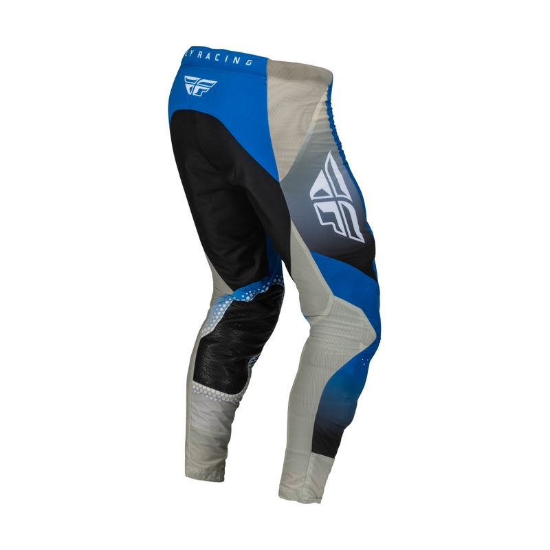 Spodnie motocrossowe FLY Racing Lite 2023 niebiesko-szaro-czarne wyprzedaż