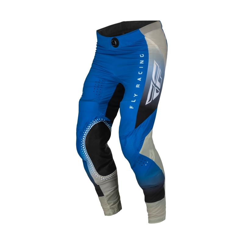 Spodnie motocrossowe FLY Racing Lite 2023 niebiesko-szaro-czarne wyprzedaż