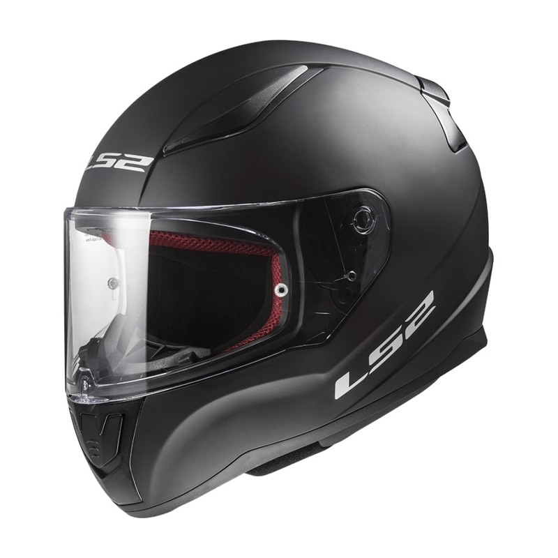 Dziecięcy integralny kask motocyklowy LS2 FF353 Rapid Mini Single Mono mat-czarny