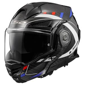 Składany kask motocyklowy LS2 FF901 Advant X C Future czarno-biało-niebieski