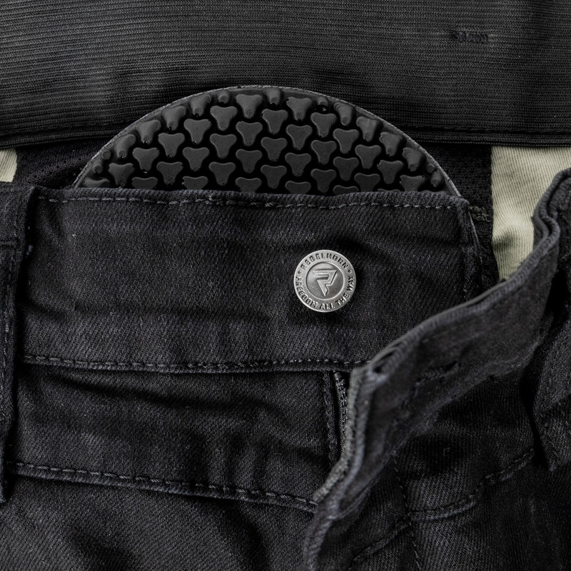 Damskie jeansy motocyklowe Rebelhorn Ash Black wyprzedaż
