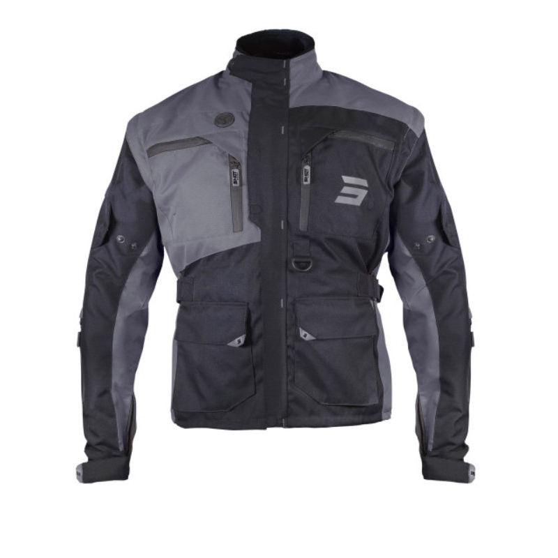 Kurtka motocyklowa Shot Racetech czarno-szara