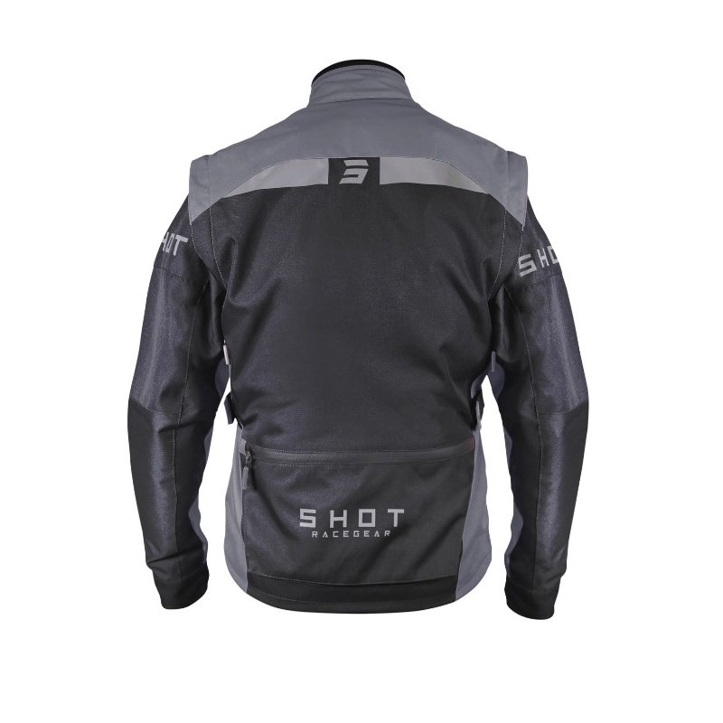 Kurtka motocyklowa Shot Racetech czarno-szara