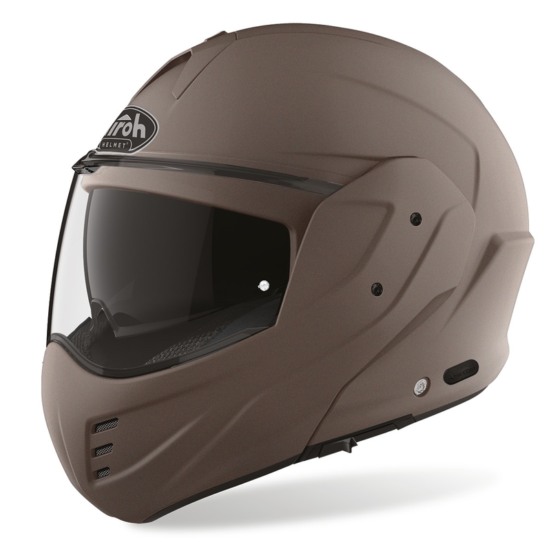 Kask szczękowy Airoh Mathisse Color 2022 matowy brąz  - II. jakość