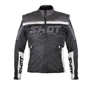 Kurtka softshellowa Shot Softshell Lite 2.0 czarno-biała wyprzedaż