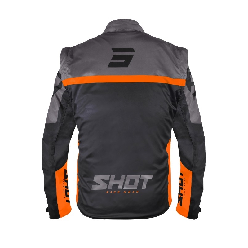 Kurtka softshellowa Shot Softshell Lite 2.0 czarno-pomarańczowa
