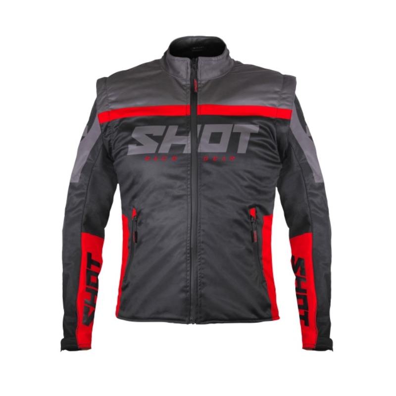 Kurtka softshellowa Shot Softshell Lite 2.0 czarno-czerwona