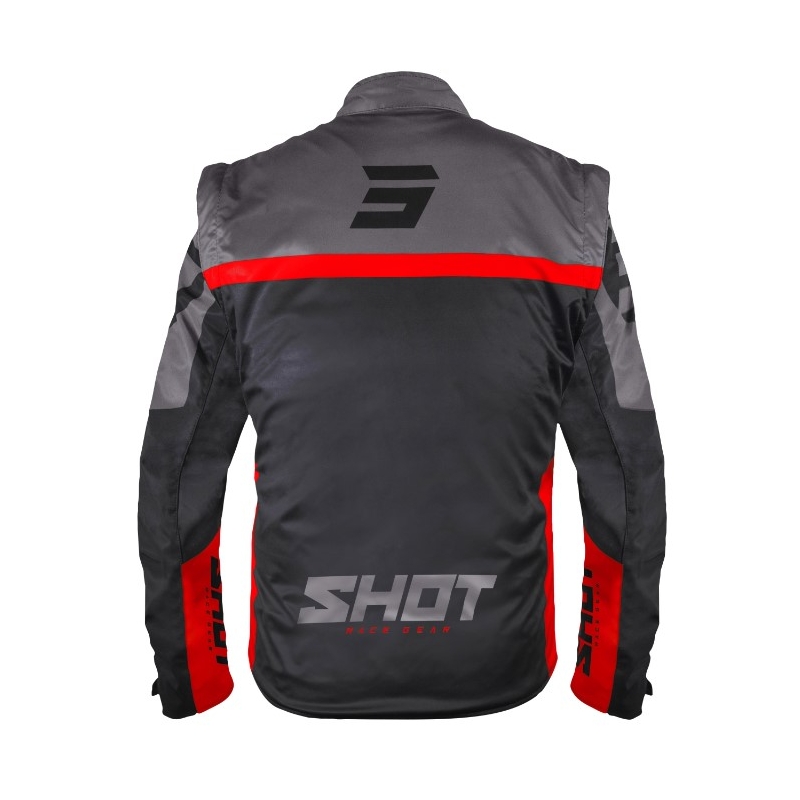 Kurtka softshellowa Shot Softshell Lite 2.0 czarno-czerwona