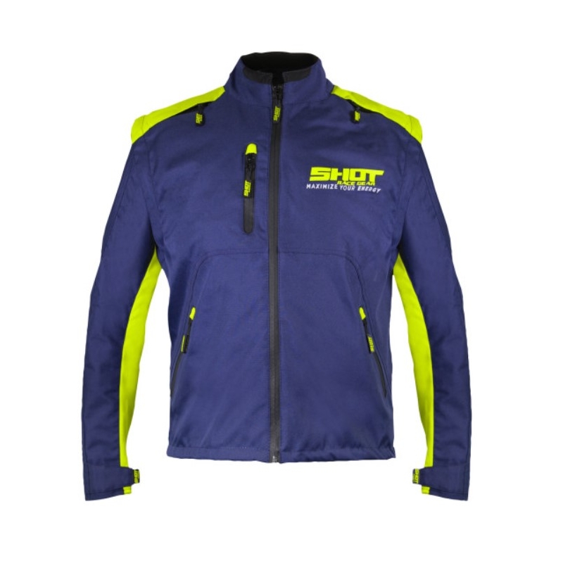 Kurtka motocyklowa Shot Contact Assault blue-fluo yellow outlet wyprzedaż