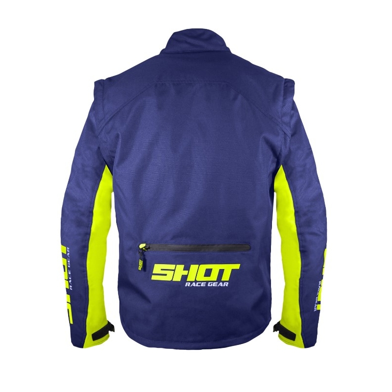 Kurtka motocyklowa Shot Contact Assault blue-fluo yellow outlet wyprzedaż