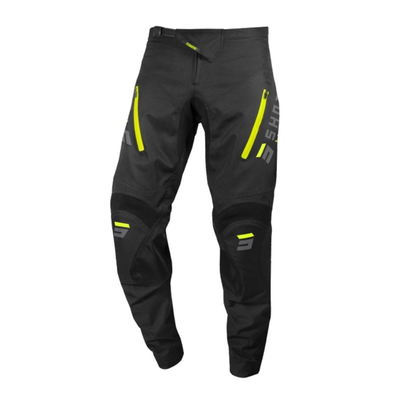 Motocrossowe spodnie Shot Climatic 2.0 czarno-fluo żółte