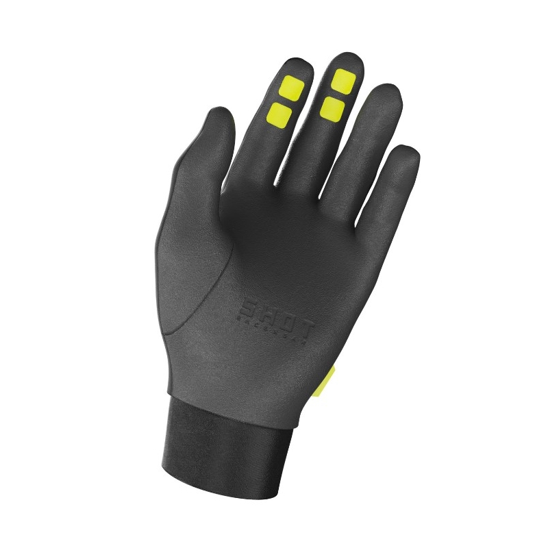 Motocrossowe rękawice Shot Climatic 3.0 czarno-fluo żółte