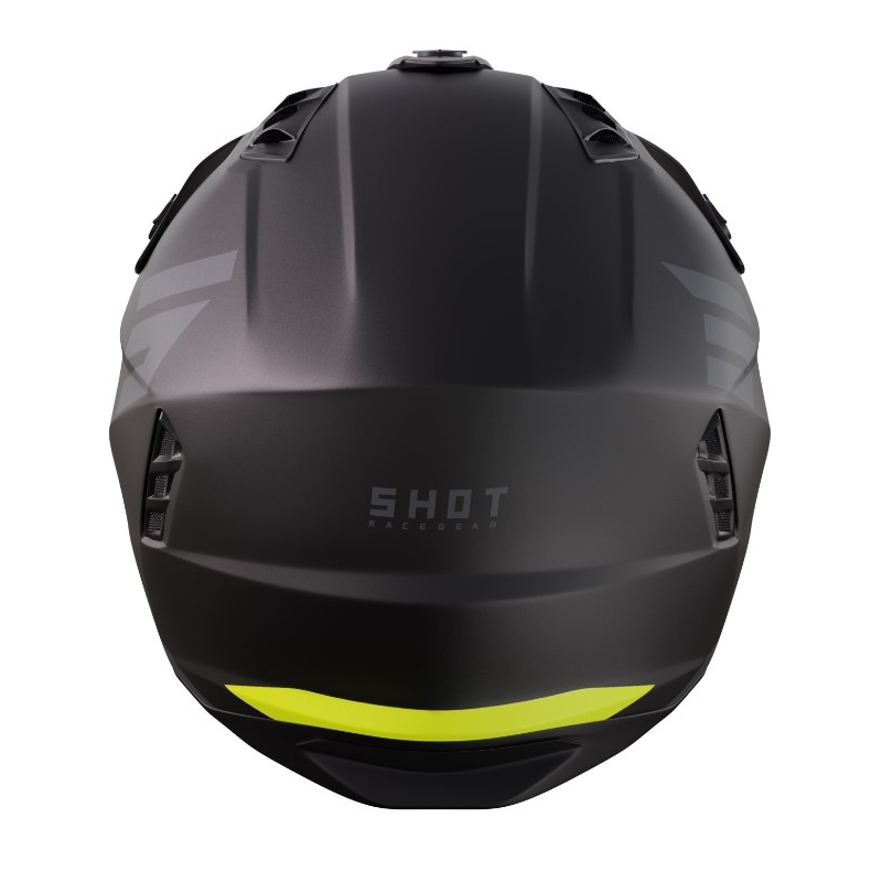 Kask motocyklowy Shot Jump Tricks czarny-fluo żółty