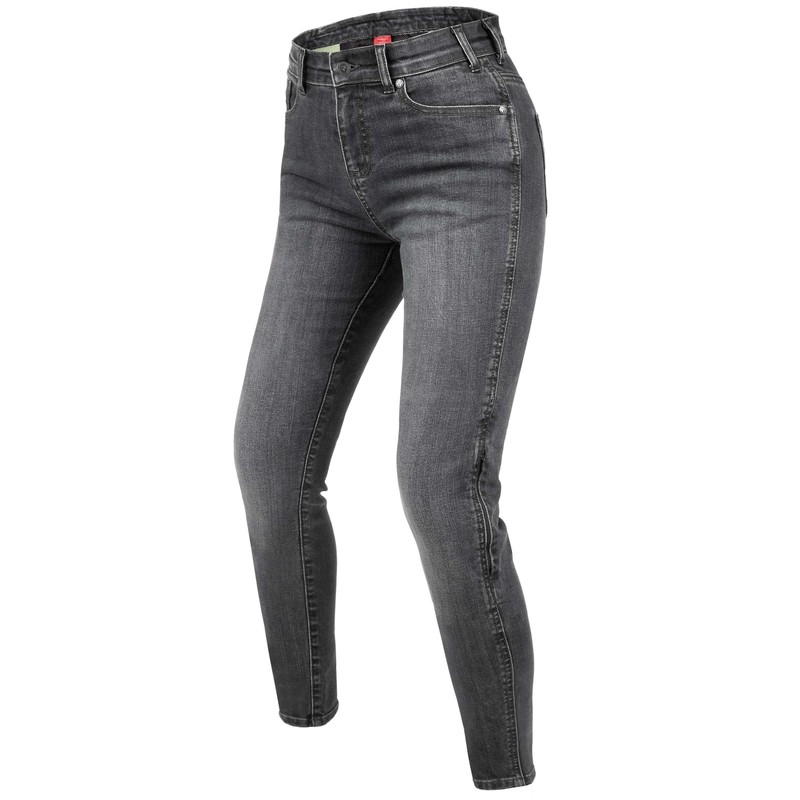 Damskie jeansy motocyklowe Rebelhorn Classic III SF w kolorze Washed Grey wyprzedaż