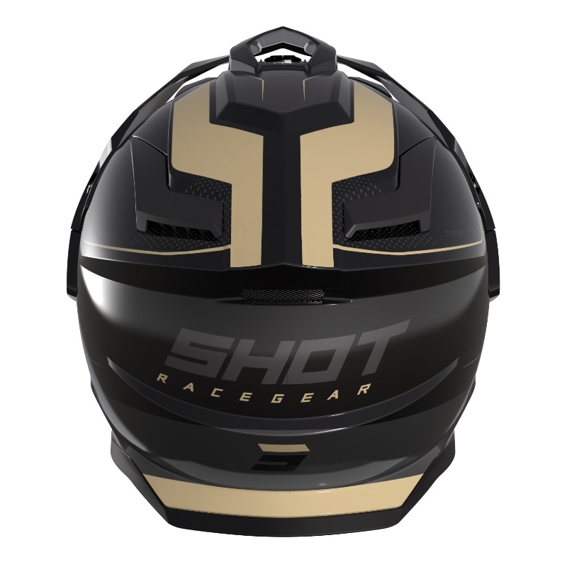 Kask Enduro Shot Trek Rally czarno - beżowy