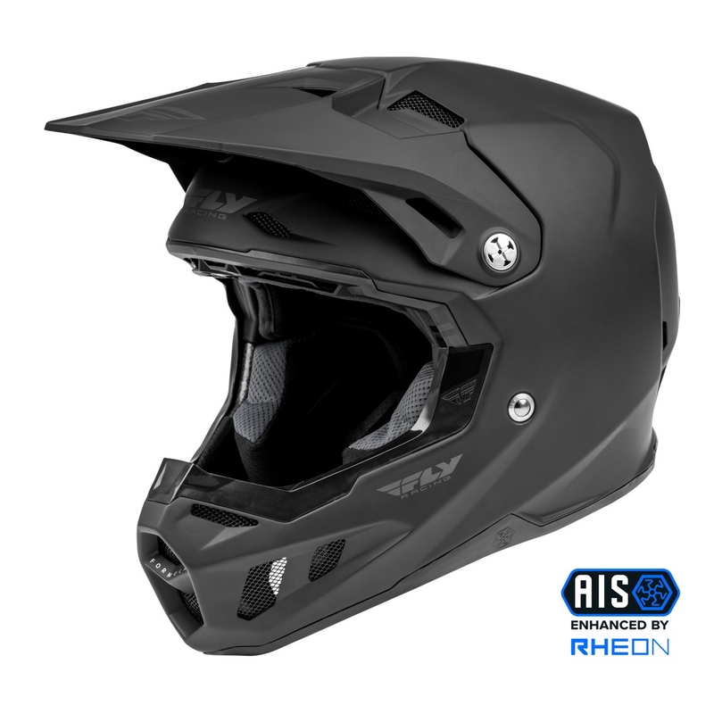 Kask motocrossowy FLY Racing Formula Solid czarny matowy