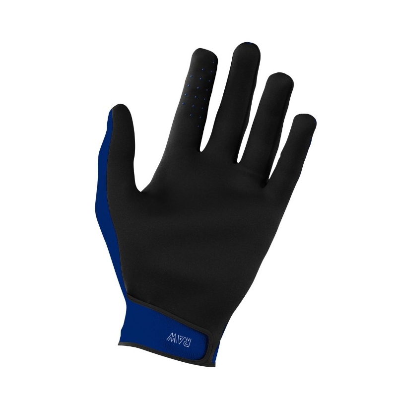 Sprzedam niebieskie rękawiczki motocrossowe Shot Raw Kid wyprzedaż