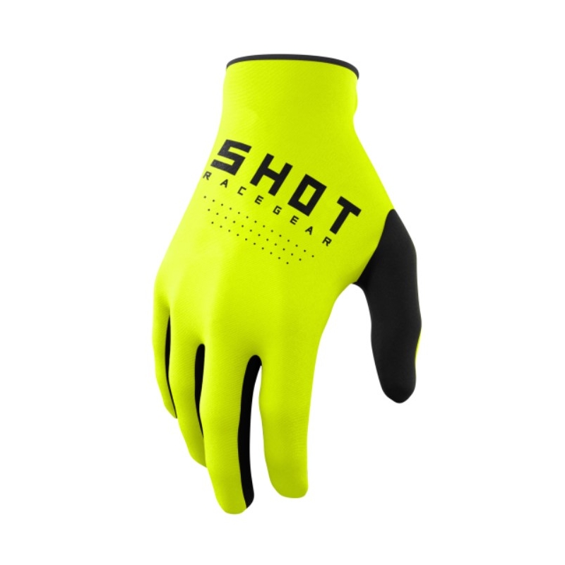 Wyprzedaż rękawic motocrossowych Shot Raw Kid Fluo w kolorze żółtym wyprzedaż