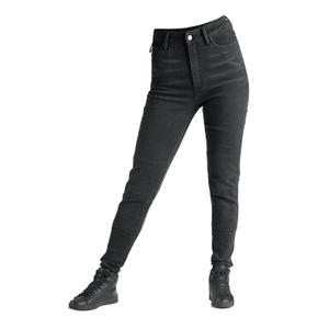 Damskie jeansy motocyklowe PANDO MOTO Kusari Cor 01 czarny outlet wyprzedaż výprodej