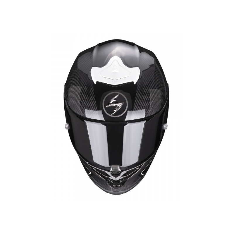 Kask integralny Scorpion EXO-R1 Carbon Air Corpus II czarno-biały - II. jakość