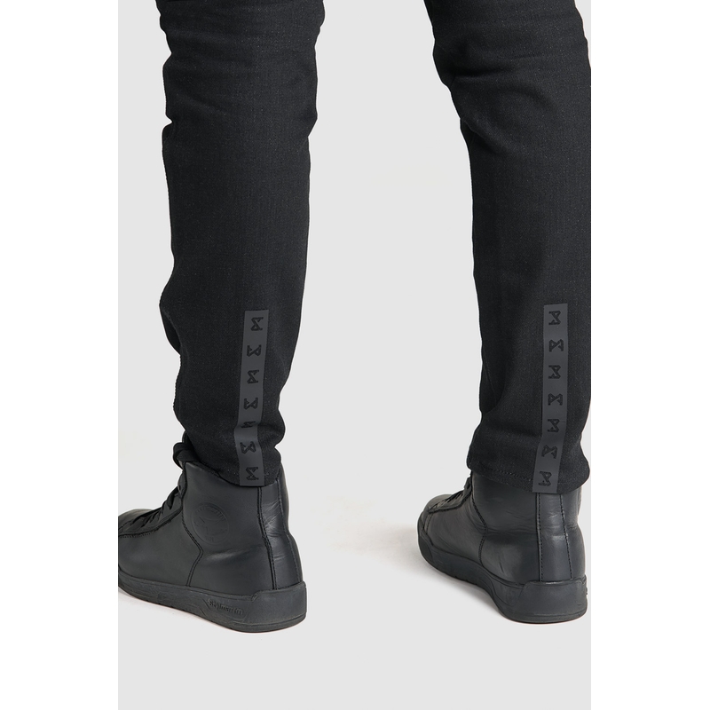 Damskie jeansy motocyklowe PANDO MOTO Kissaki Arm Black wyprzedaż