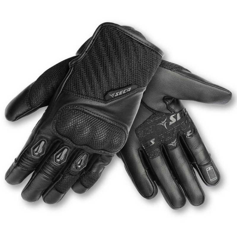 SECA Axis Mesh Gloves black - II. jakość wyprzedaż