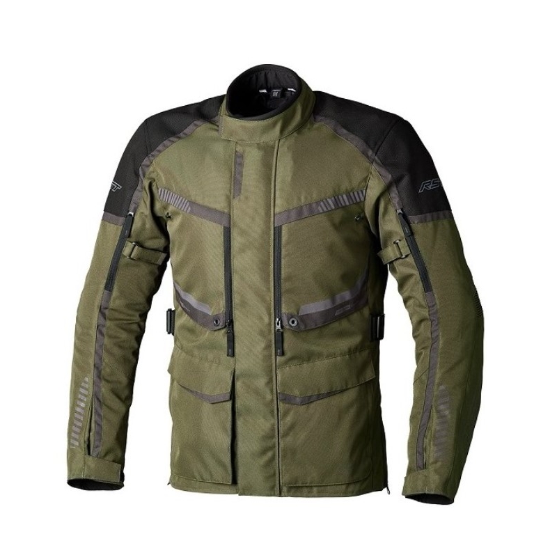 Kurtka motocyklowa RST Maverick Evo czarno-zielony outlet wyprzedaż