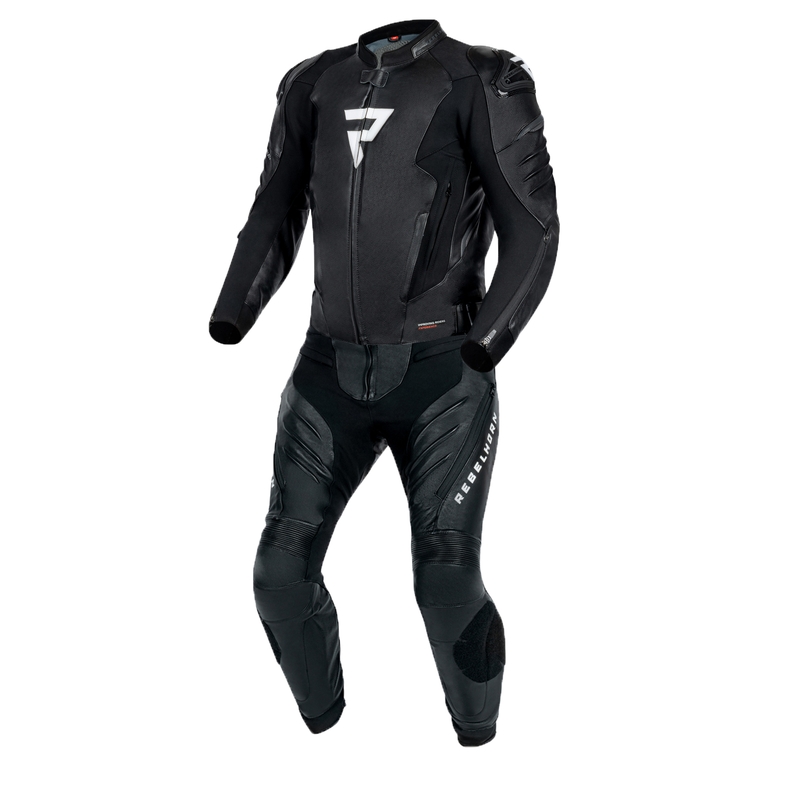 Kombinezon motocyklowy Rebelhorn Veloce czarno-biały