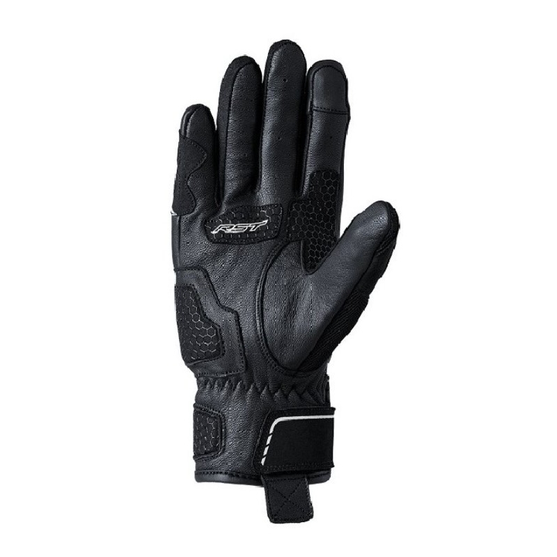 Rękawice motocyklowe RST S-1 Mesh czarno-białe wyprzedaż