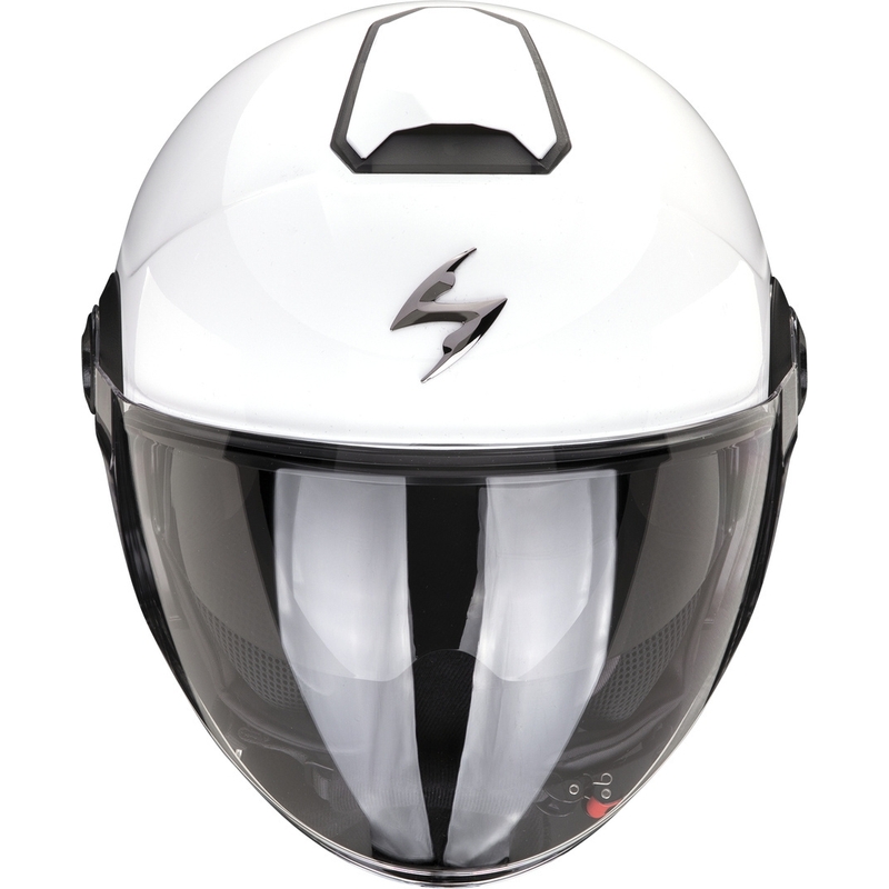 Otwarty kask motocyklowy Scorpion EXO-CITY II Solid biały