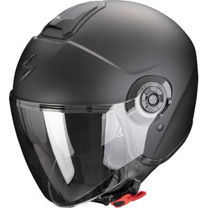 Otwarty kask motocyklowy Scorpion EXO-CITY II Solid czarny mat