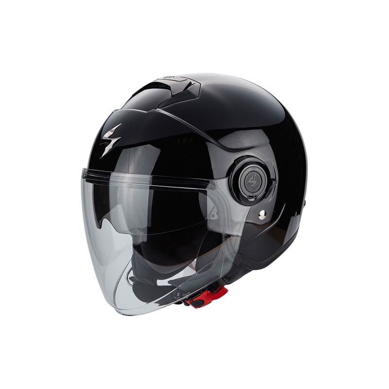 Otwarty kask motocyklowy Scorpion EXO-CITY Solid czarny połysk - II. jakość