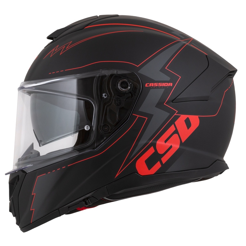 Kask motocyklowy Cassida Integral GT 2.1 Flash Black-Red-Grey