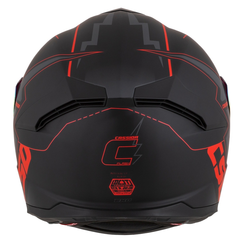 Kask motocyklowy Cassida Integral GT 2.1 Flash Black-Red-Grey