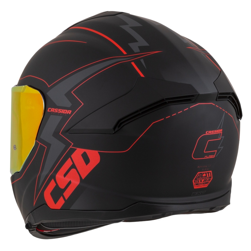 Kask motocyklowy Cassida Integral GT 2.1 Flash Black-Red-Grey