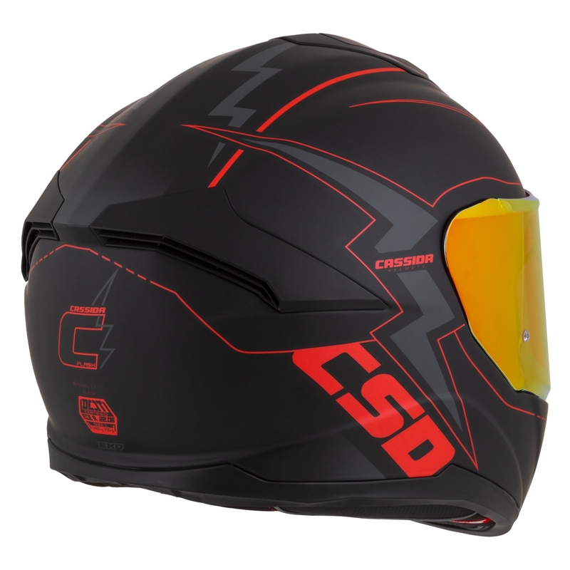 Kask motocyklowy Cassida Integral GT 2.1 Flash Black-Red-Grey