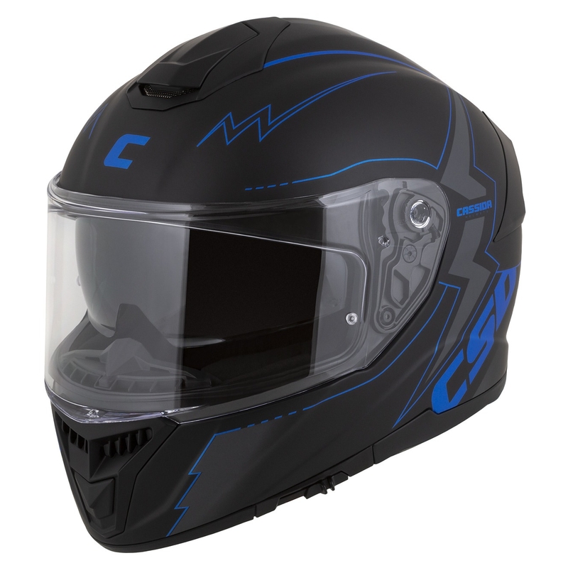 Kask motocyklowy Integral Cassida Integral GT 2.1 Flash black-blue-grey