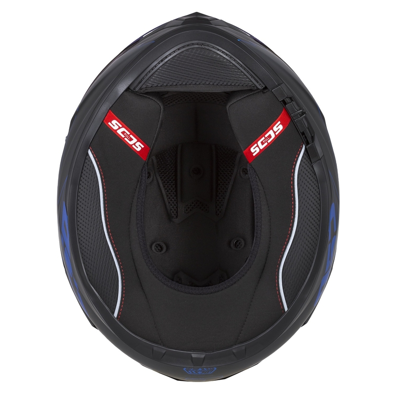 Kask motocyklowy Integral Cassida Integral GT 2.1 Flash black-blue-grey