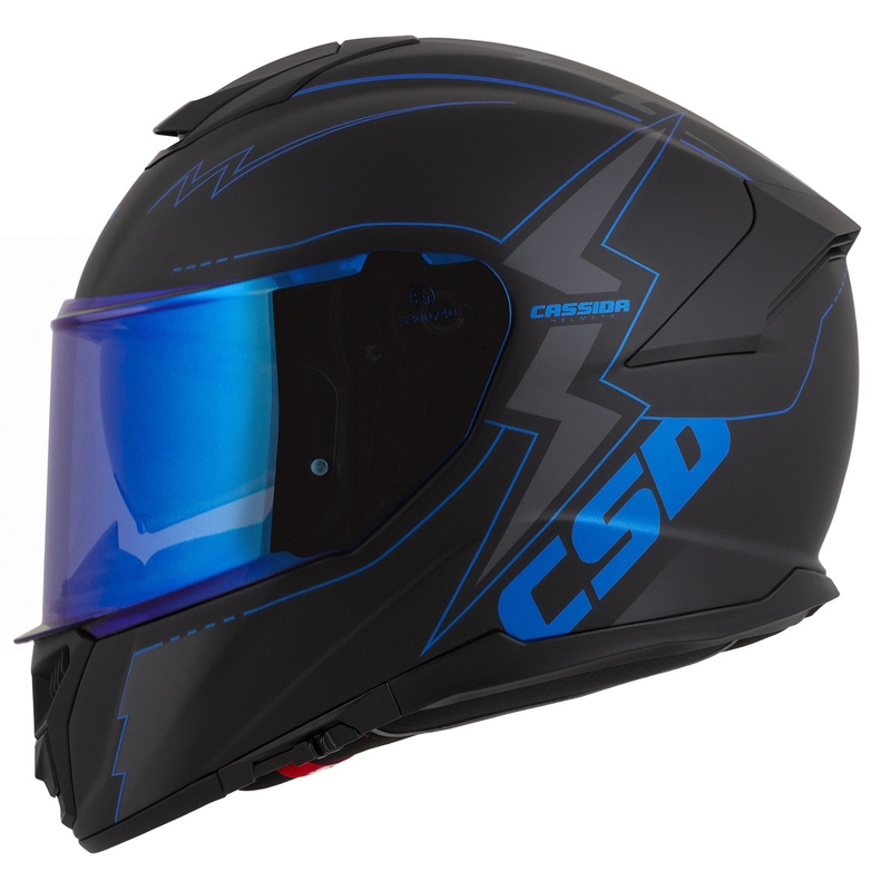 Kask motocyklowy Integral Cassida Integral GT 2.1 Flash black-blue-grey