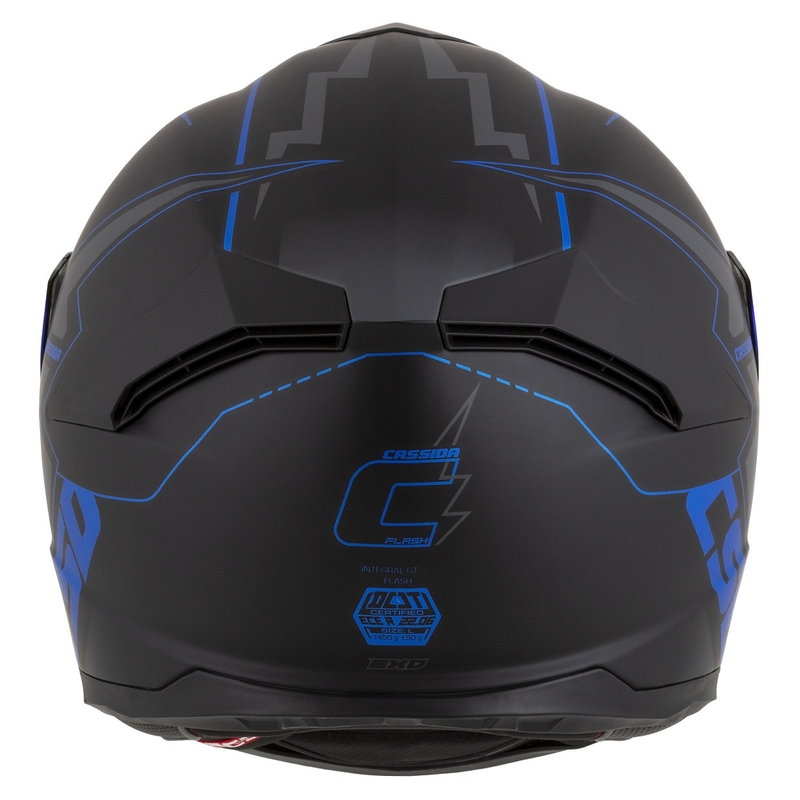 Kask motocyklowy Integral Cassida Integral GT 2.1 Flash black-blue-grey