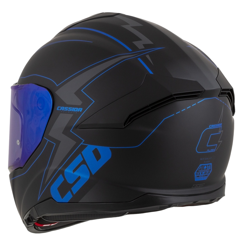 Kask motocyklowy Integral Cassida Integral GT 2.1 Flash black-blue-grey